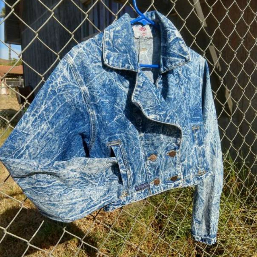 80' chemin de fer jean jacket in great condition